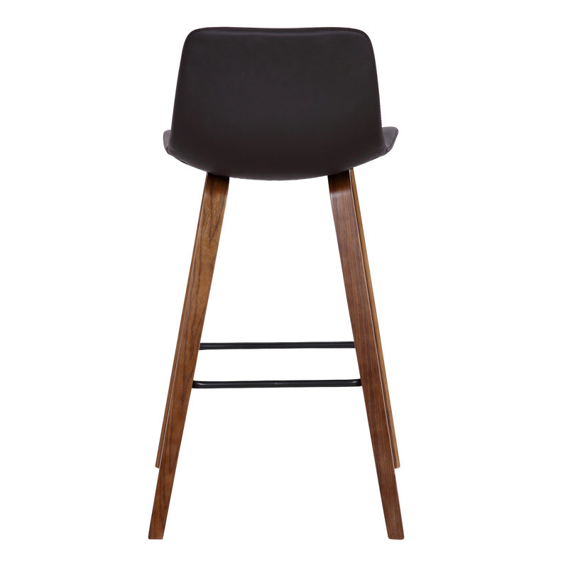 Chaise de bar 35 po en simili cuir et fer