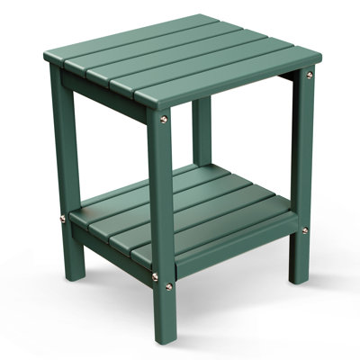 Square Outdoor Side Table , 14 " W 13 " D