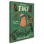 «Tiki Bar & Grill B», affiche vintage sur toile tendue-22071567