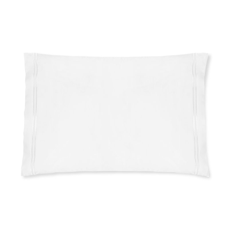Pillowcase Pair Fresco, White, King Pillow Case