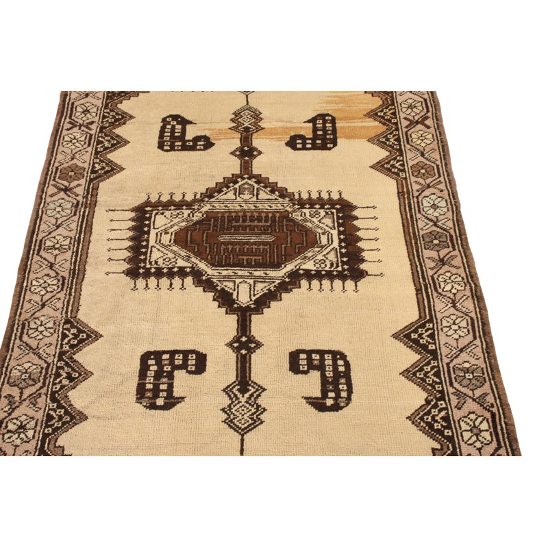 One-of-a-Kind Rectangle 3'4" X 6' Hand Knotted Area Rug