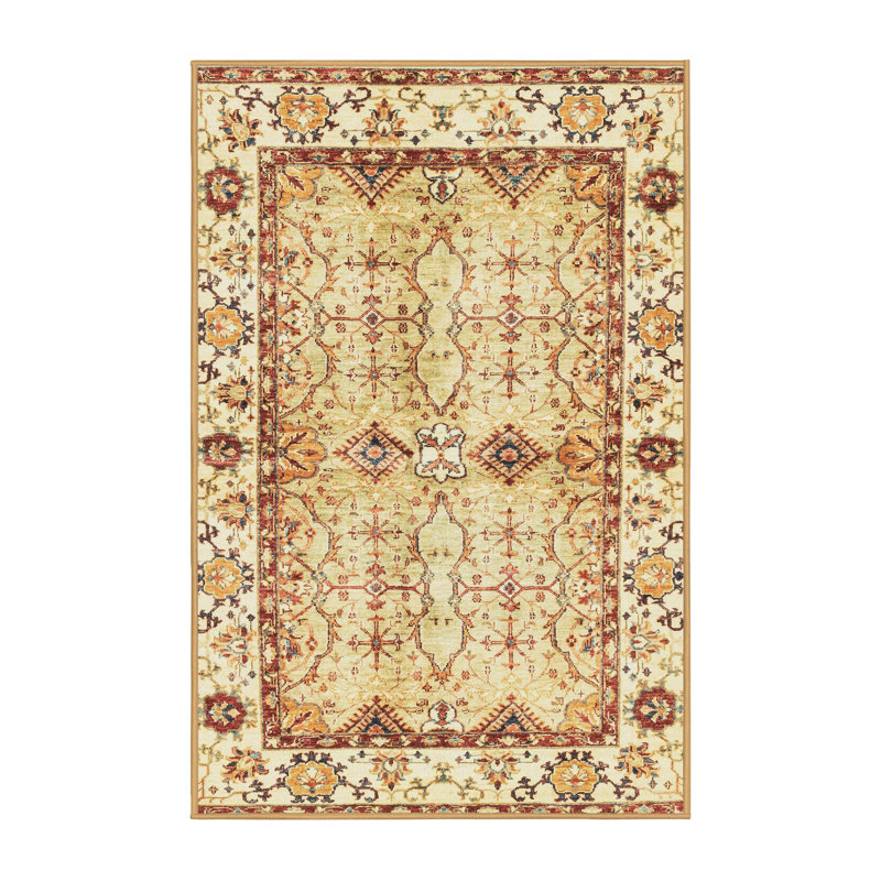 Abstract Indoor Rug, Rectangle 4' x 6'