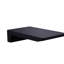 Robinet de douche mural 10 po noir mat avec système de robinet carré