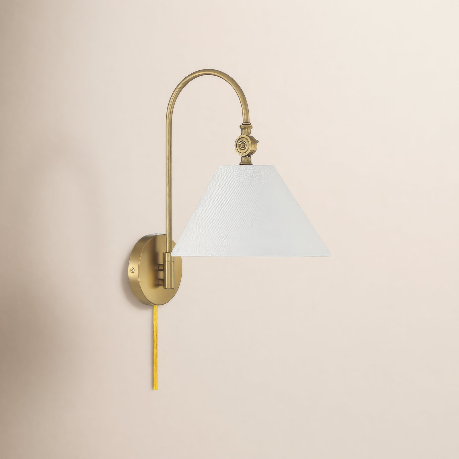 Teviston Single Light Armed Sconce, Brass
