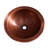 Barclay Addie 14'' Dark Antique Copper Metal Circular Bathroom Sink