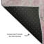 Tapis floral lavable en machine Premium AMF1859-751511334