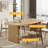 Johen 62.99'' L x 31.5'' W Rectangular Dining Table with Engineered Wood Tabletop-1573215964