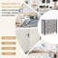 Commode à 4 tiroirs avec commode en bois Ebern Designs-1631137413