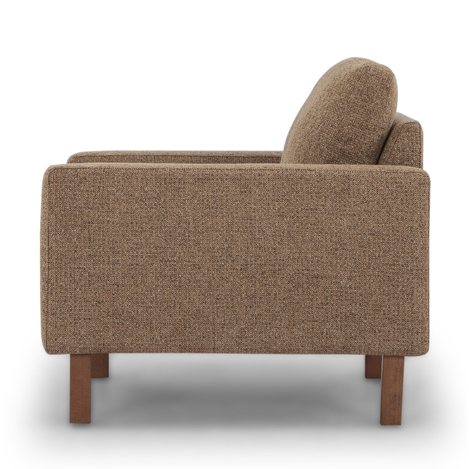 Lobos Oak Armchair, Chocolate Chenille