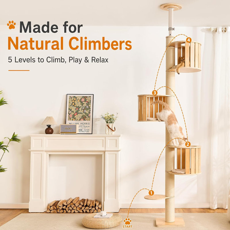 118.8 " H Cat Tree