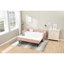 Lit de jour en velours rose avec grille en diamant moderne, conception escamotable, cadre de lit, convient à la chambre à coucher et au lit d'invité, grille de construction, configuration de pièce