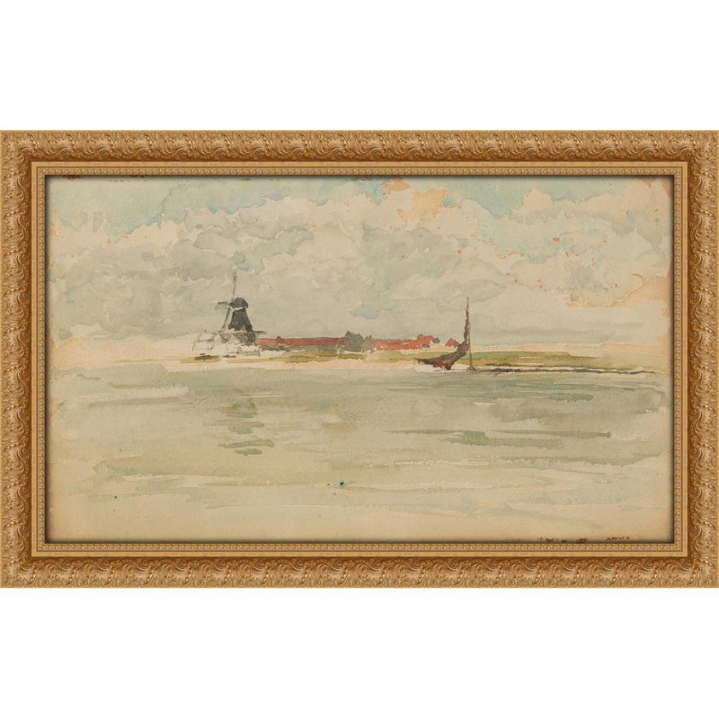 Un petit mot rouge -Dordrecht (1884), H 20 po x l 32 po