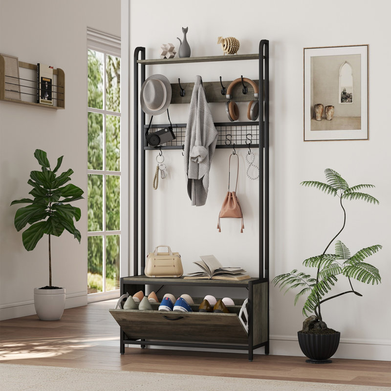 Hall Tree 80cm Wide