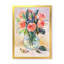 Bouquet rétro de roses roses - peinture sur toile-1655071293-1655071286