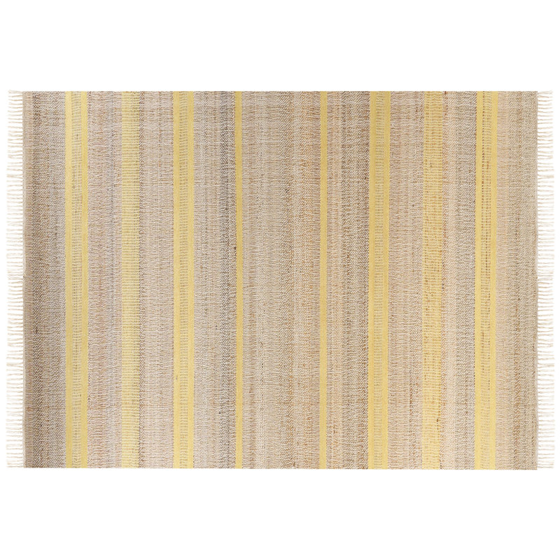 Hurdsfield Rectangle 160 cm x 230 cm Striped Hand Woven Area Rug