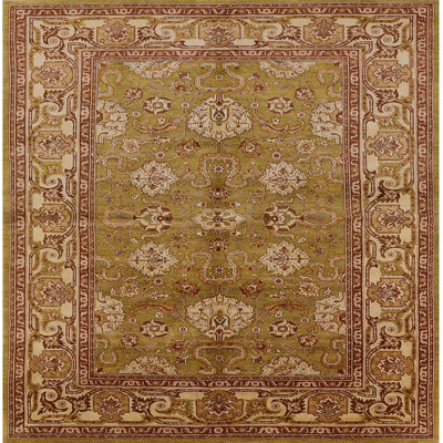 Tapis brun / rouge Rand
