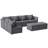 8 - Piece Upholstered Modular Corner Sectional With Storage Ottoman-219063017