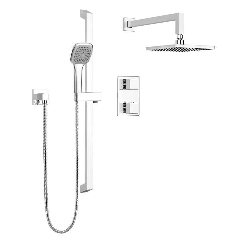 Quadrato All-In-One Kit with Rough in-Valve