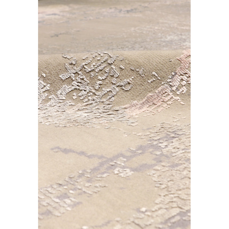 Hand Knotted Abstract Area Rug