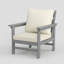 Chaises longues d'extérieur modernes en PEHD avec coussins de 5 po d'épaisseur et texture de bois naturel-1497080845-1497080846