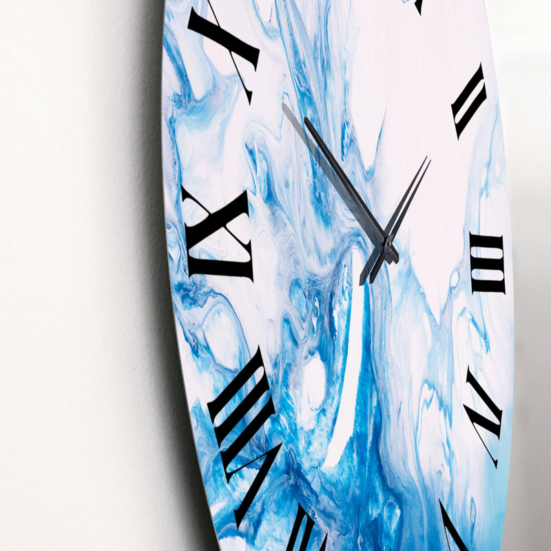 Horloge murale moderne Art liquide II, Grand