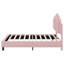 Lit plateforme tapissier en forme de fleur avec repose-pieds Sherpa Witcomb-684476337-684476339