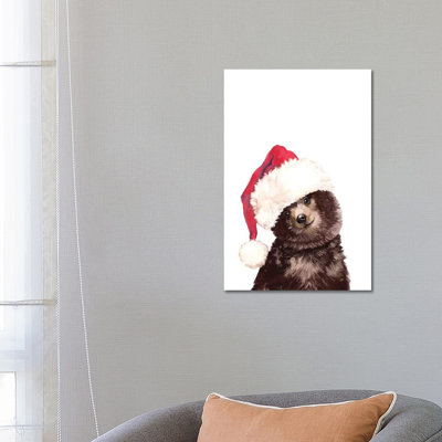 Santa Baby Bear by Big Nose Work - Wrapped Canvas Gallery-Wrapped Canvas Giclée