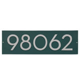 Floating Modern 4" Number Horizontal Address Plaque (5 Digits)