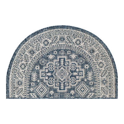 Tapis intérieur / extérieur brun Anariya