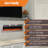 Wall Mounted & Recessed Electric Fireplace With 12 Flame Colors-434622147