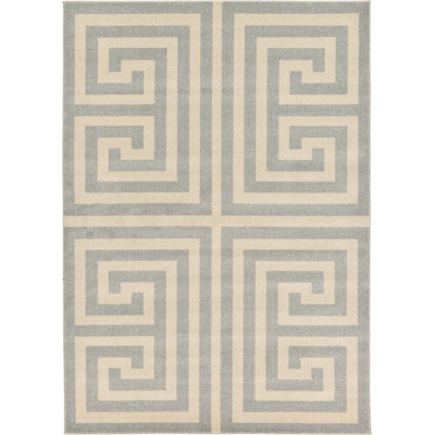 Square Geometric Area Rug