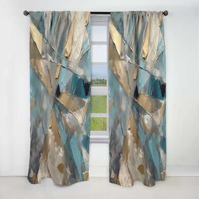 Rideau occultant en marbre Blue Gold