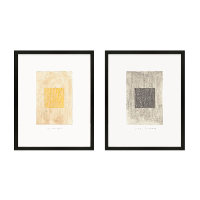 Lamaria Sans titre (Tonal Shift) par Beth James - Art mural encadré, Cadre noir, L 24 po x H 30 po
