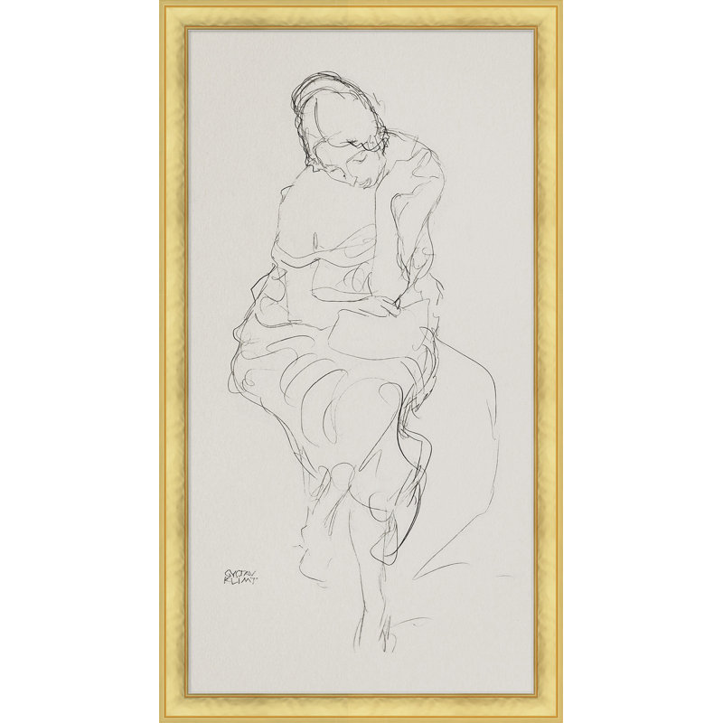Seated Woman Print