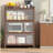 44'' Tall Metal 3 Flip Doors Cabinet, Bookcase With Storage-1509781926