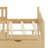Low Profile Bed Frame Featuring Protective Rails and Under-Bed Storage