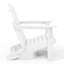 Ensemble de conversation Adirondack pour l'extérieur avec table basse carrée 5 pièces Vinnie-877847184