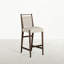 Highland Oak Reclined Back Bar Stool-1532150807