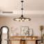Lustre industriel rustique 32 po