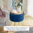 Rhavyn Velvet Ottoman-1121392521