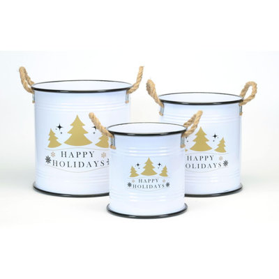 Dimmitri Metal Pot Planter