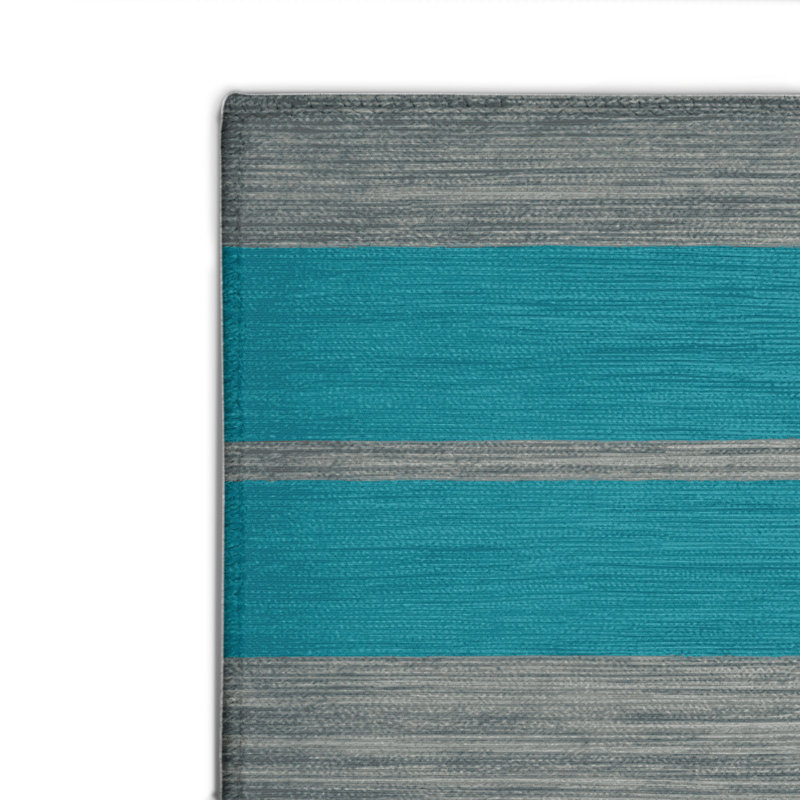 Tapis intérieur / extérieur bleu HorizontalStripes