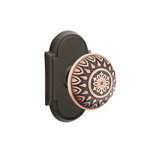 Privacy Lancaster Knob with # 8 Rose