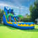 XJUMP Surf Beach 19' Tall Inflatable With Detachable Pool Water Slide  (with Blower)
