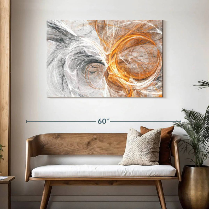 Avery Whirlpool Dynamic Abstract, 30" H x 45" W