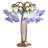 21.5"H Hand Blown Glass 10 Lily Downlight Table Lamp