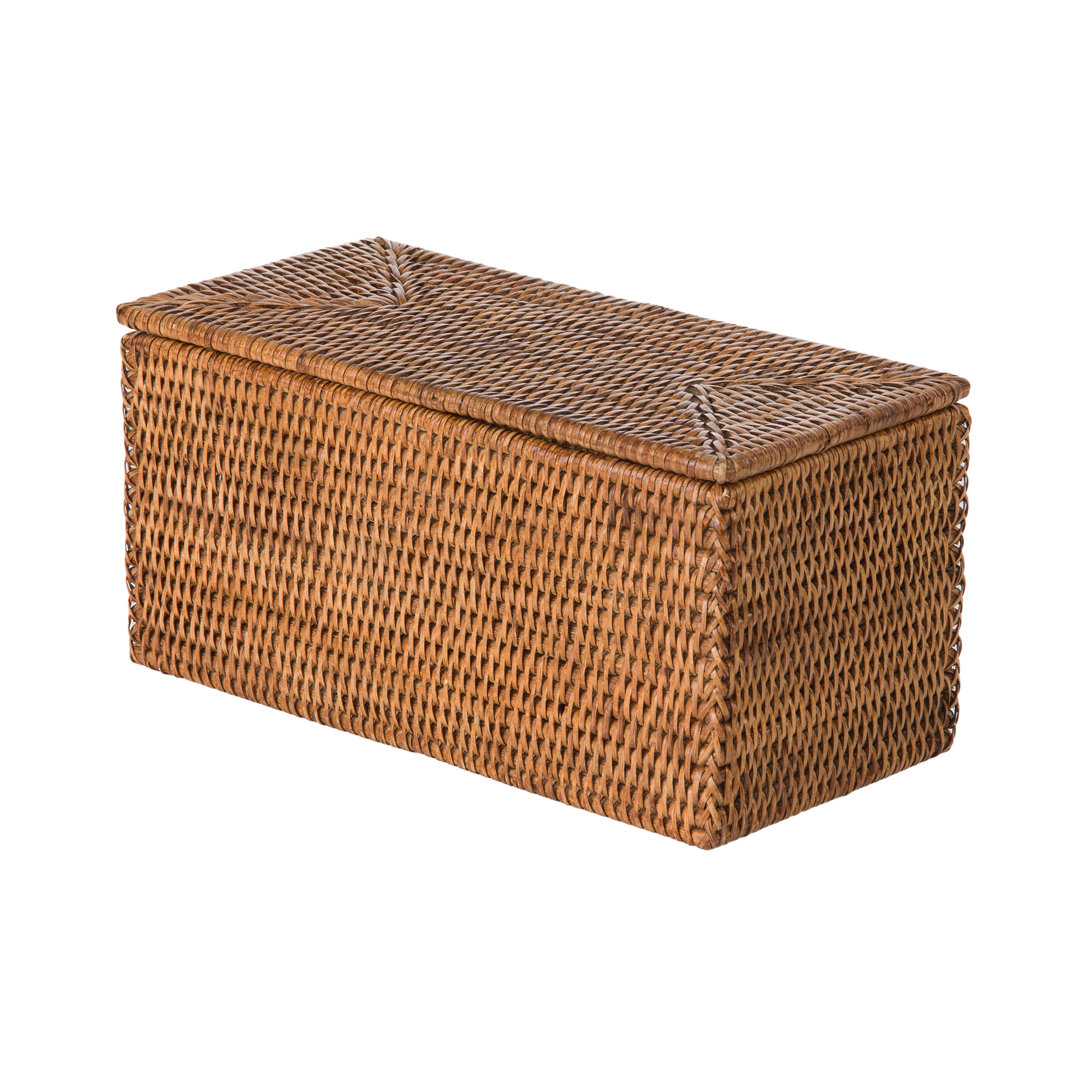 Everard Wicker/Rattan Basket Beachcrest Home™ 