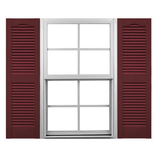 Mid-America Louvered Shutters (Set of 2)