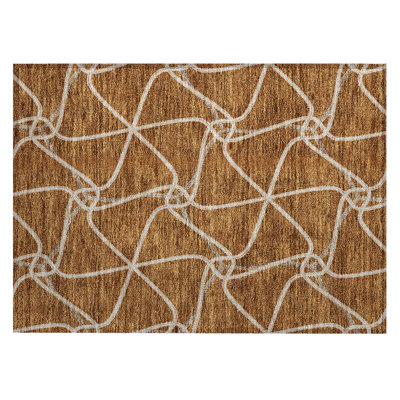  Aleg Area Rug with Non-Slip Backing