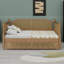 Lit de jour traditionnel en rotin avec lit gigogne, parfait pour les chambres compactes-2121215433-2121215432